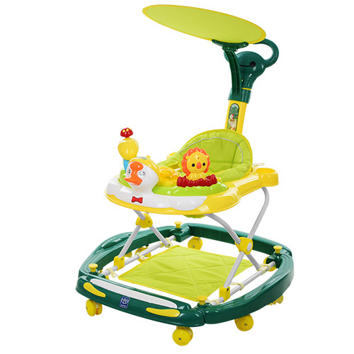 Ходунки детские Bambi  M 3665 3 в 1, с родительской ручкой и крышей